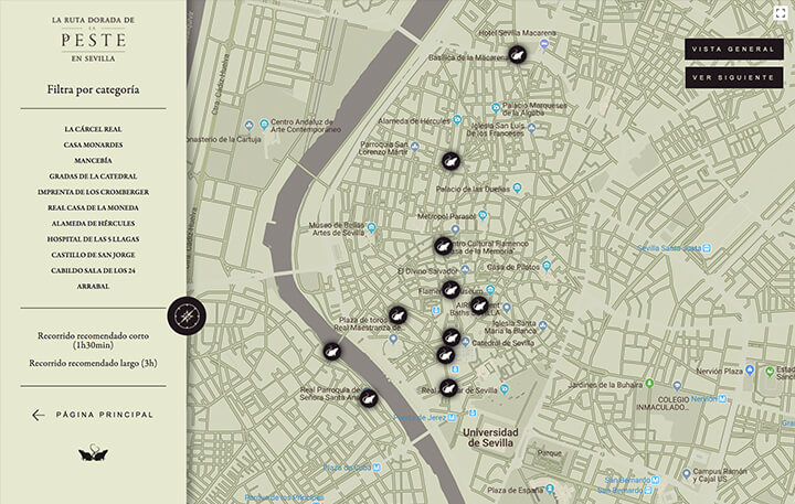 La Peste - Portfolio - Interactive Map